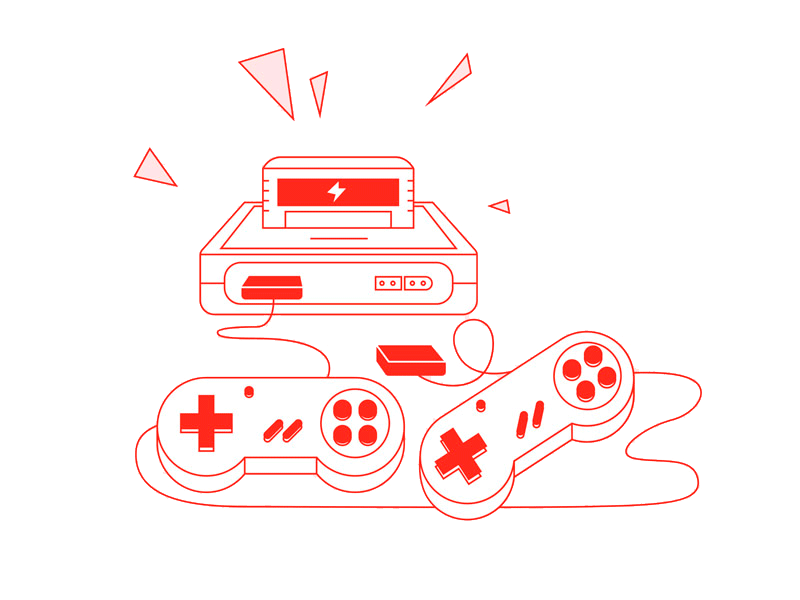 Top of something with blocks